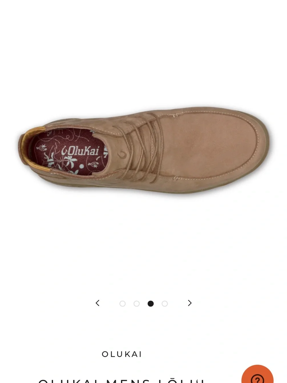 OluKai Men's Brown Chukka Boots brand new SIZE 12